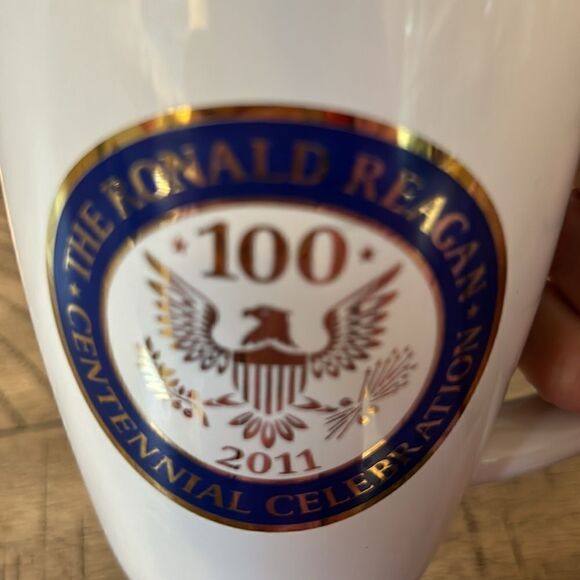 🇺🇸 Ronald Reagan 💯 Centennial Celebration 🥳 Signature🖊️Mug🍵Sturdy & Solid - Picture 11 of 17
